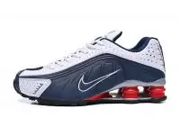 nike shox r4 hommes original rival blue white red